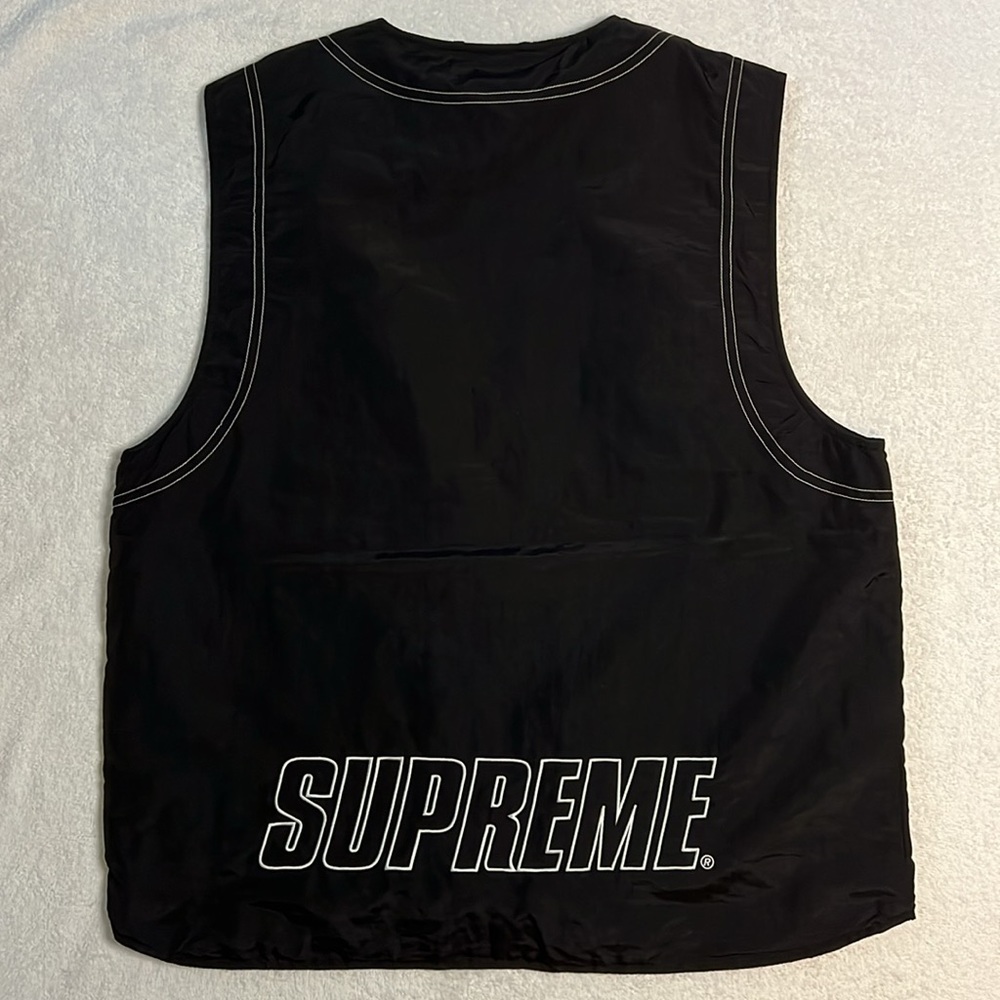 Supreme Nylon Cargo Vest, Black, Medium